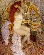 Nude Seated at Her Dressing Table